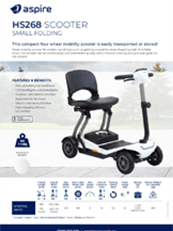Aspire HS268 Mobility Scooter Flyer