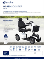 Aspire HS520 Mobility Scooter Flyer