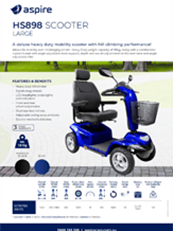 Aspire HS898 Mobility Scooter Flyer