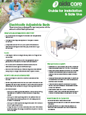 Safe Use Guide - Electrically Adjustable Beds