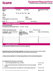 icare Equipment Request Form